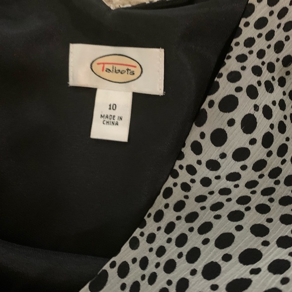 Talbots Silk Dress / Sz 10 - Picture 2 of 6